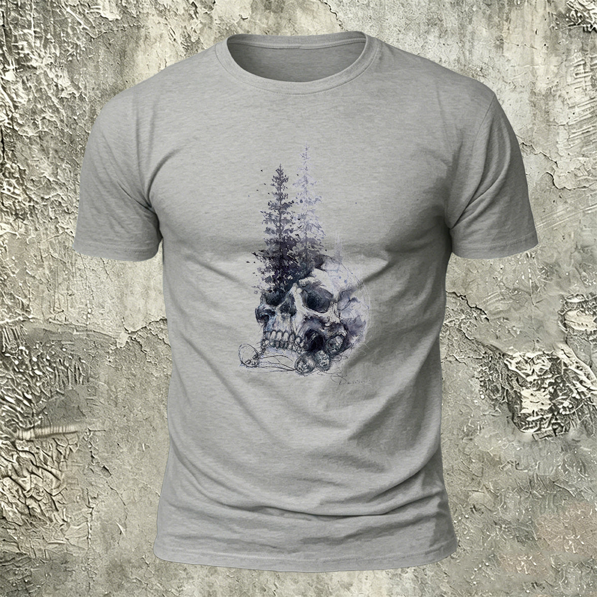 Creative Skull Graphic Casual Premium Cotton T-Shirt