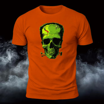 FrankenSkull Printed Short Sleeve T-Shirt