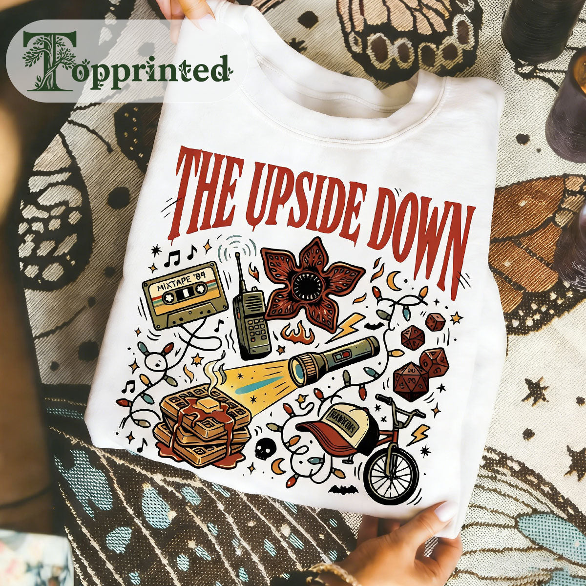 Stranger Things The Upside Down Casual T-shirt