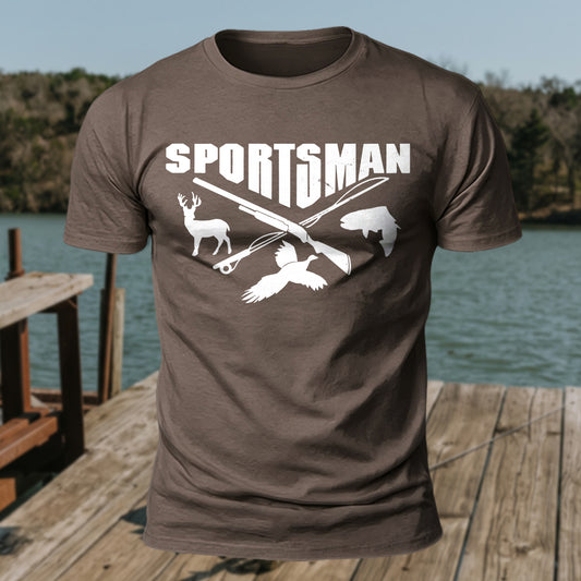Premium Cotton Sports Man Printed T-Shirt