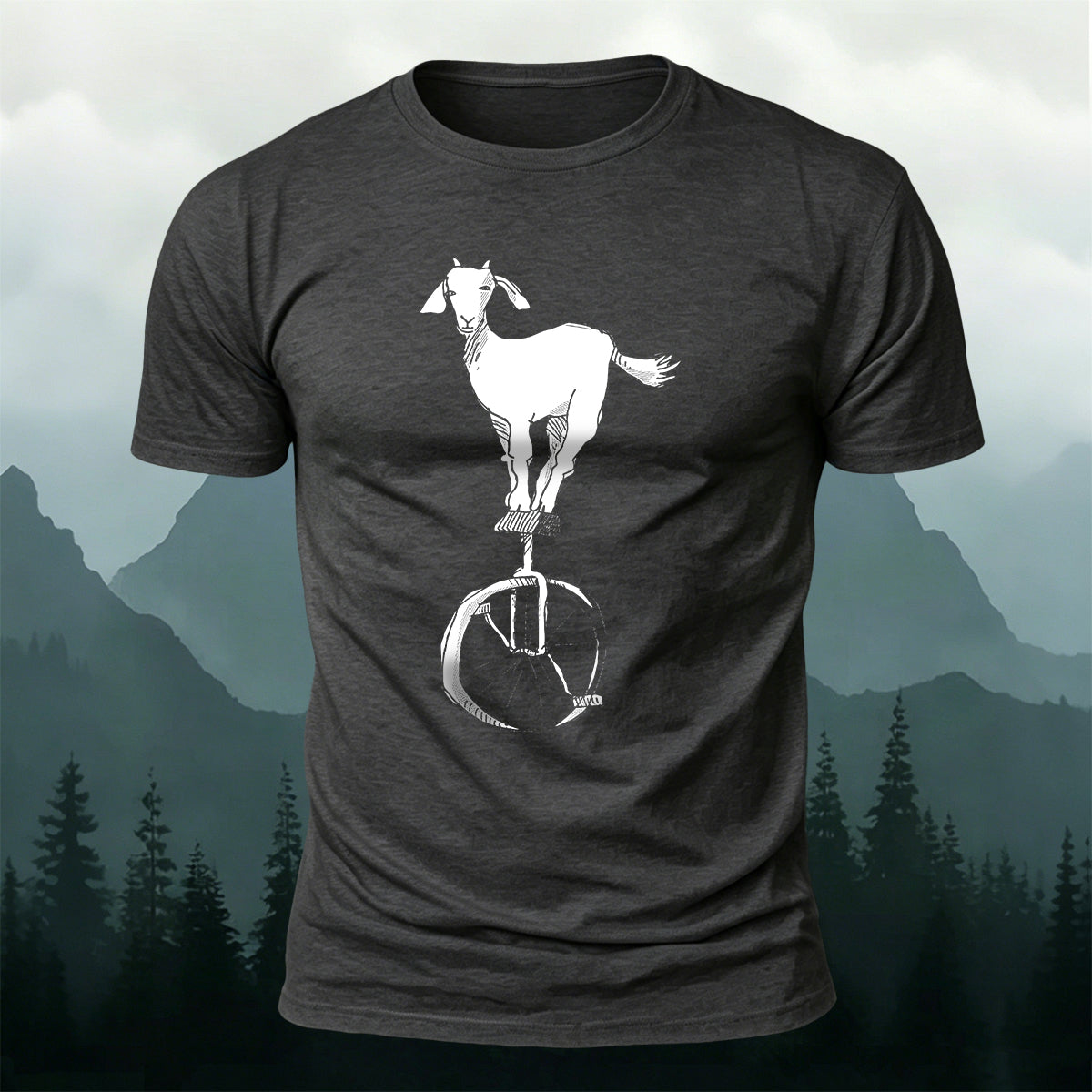 Goat Acrobatics Print Outdoor Versatile T-Shirt