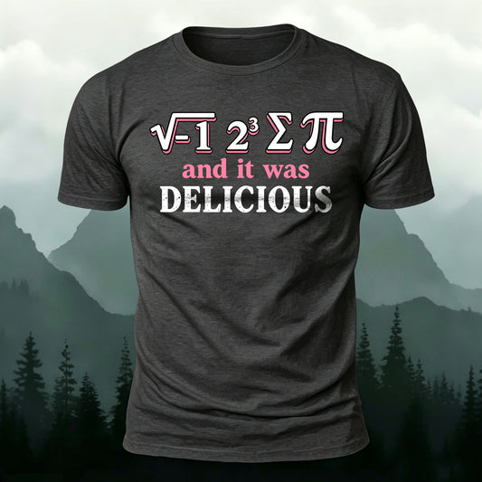 Combed Cotton I Ate Some Pi Casual T-Shirt