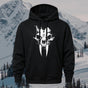 Saber-Toothed Bone Printed Hoodie Sweatshirt