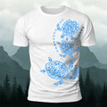 Geometric Turtle Casual Premium Cotton T-Shirt