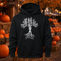 Skeleton Tree & Roots Halloween Printed Casual Hoodie Sweatshirt