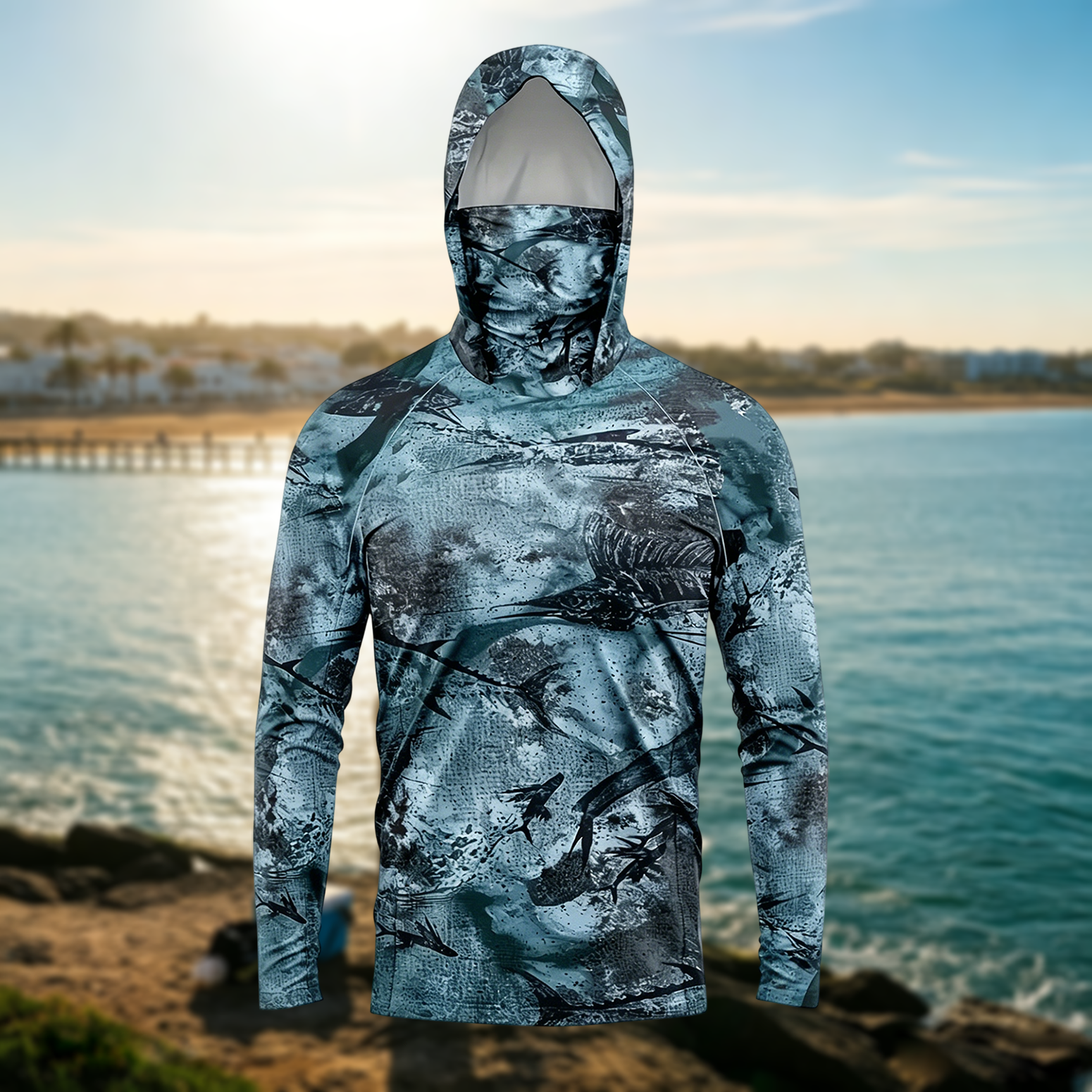 Hooded Mask Outdoor Quick-Dry Breathable Fishing Top