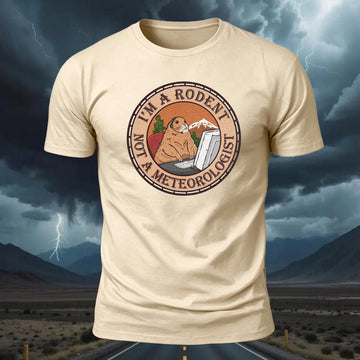 I'm A Rodent Not A Meteorologist Short Sleeve Graphic Tee