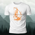 Tree Landscape Minimalist Outdoor Casual T-shirt