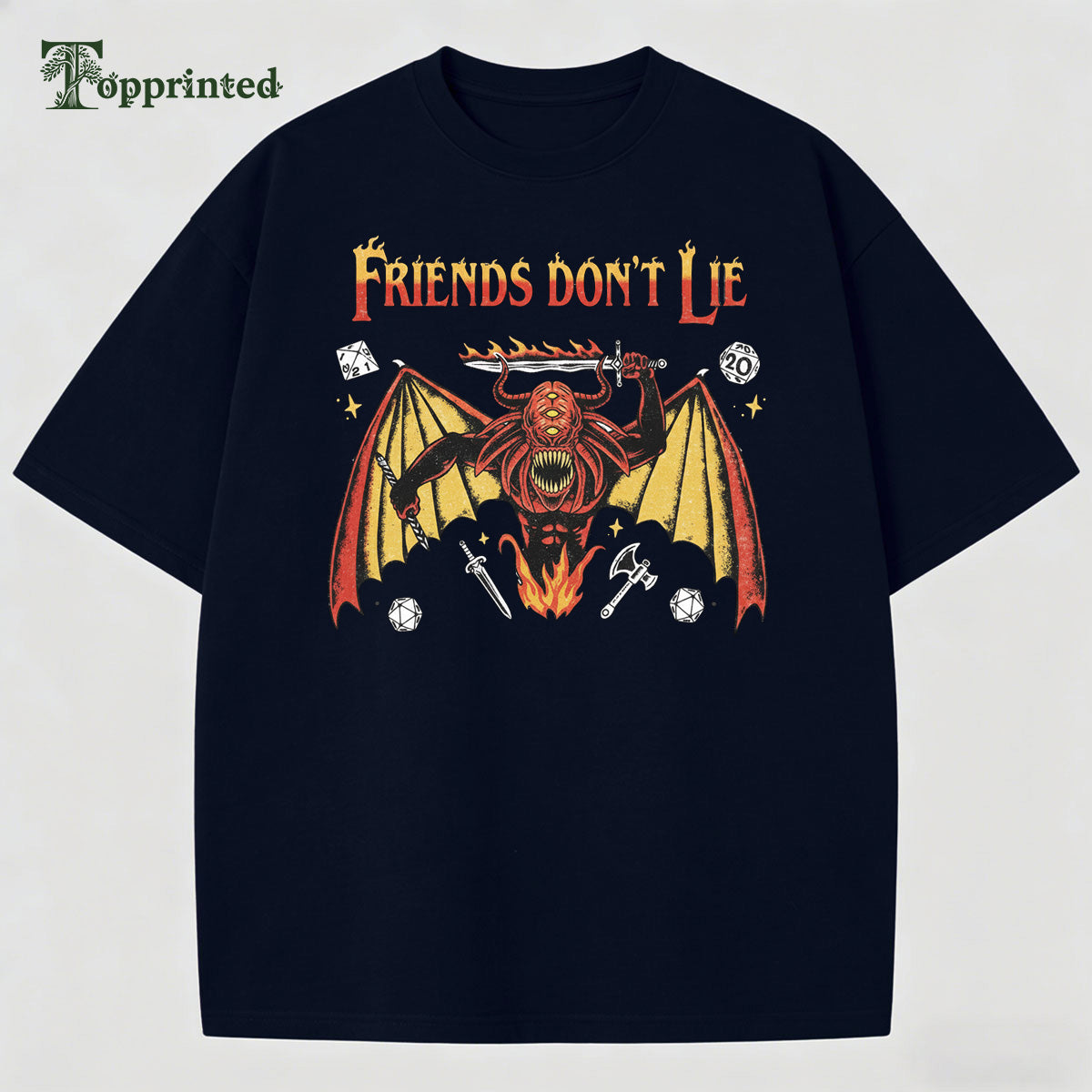 Friends Don't Lie Casual Cool T-shirt