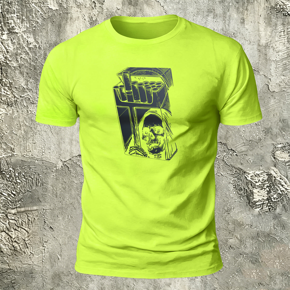 Vintage Cigarette Case Skull Street Fashion T-Shirt