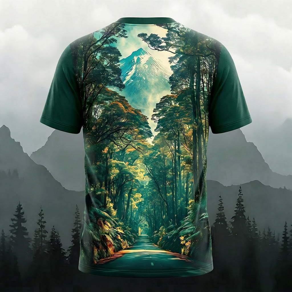 Nature Forest Print Casual Fashion T-Shirt