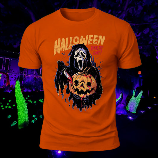 Premium Cotton Halloween Everyday Printed T-Shirt