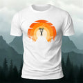 Outdoor Cycling Art Print 100% Cotton Comfort T-Shirt White
