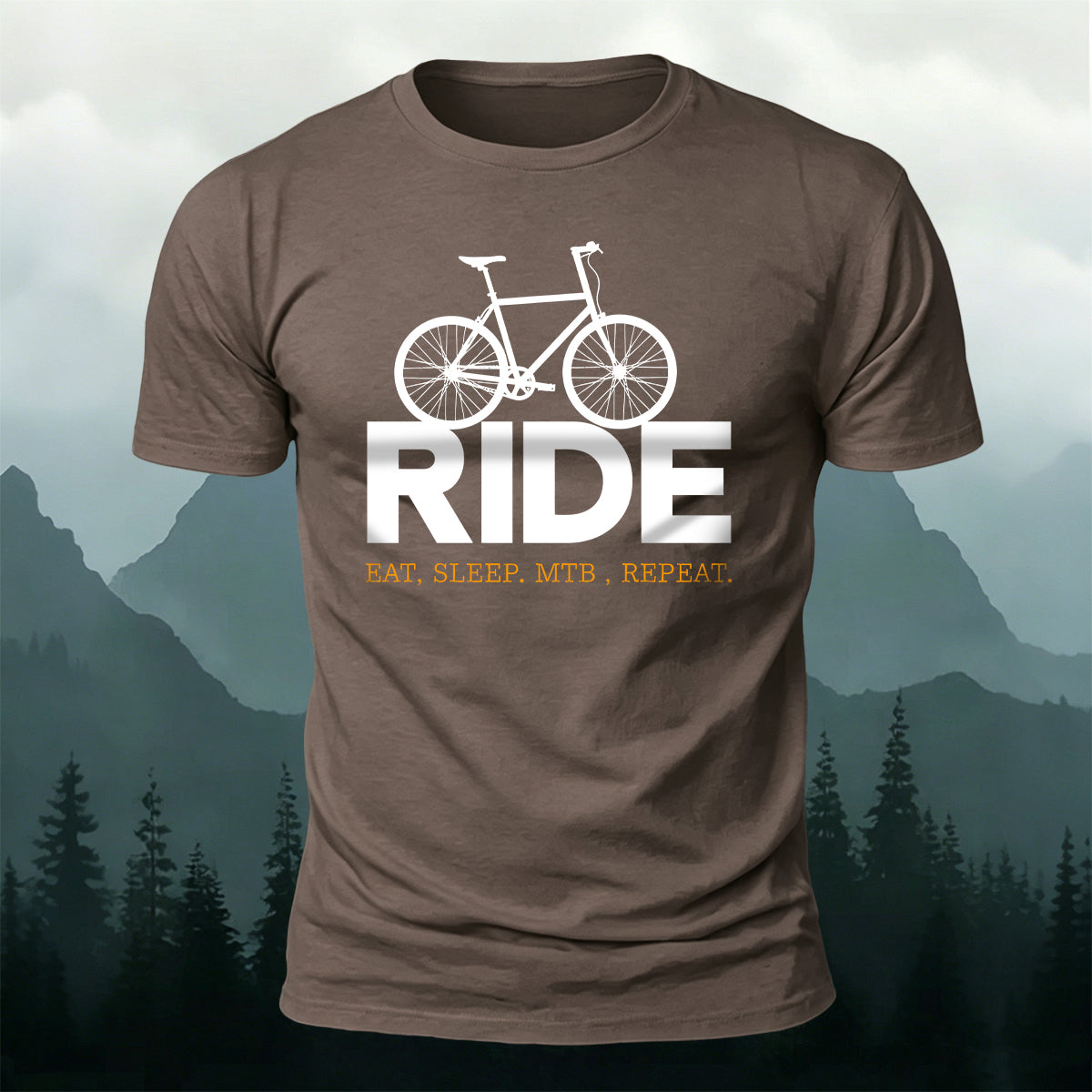Outdoor Cycling Letter Print  Casual Cotton T-Shirt