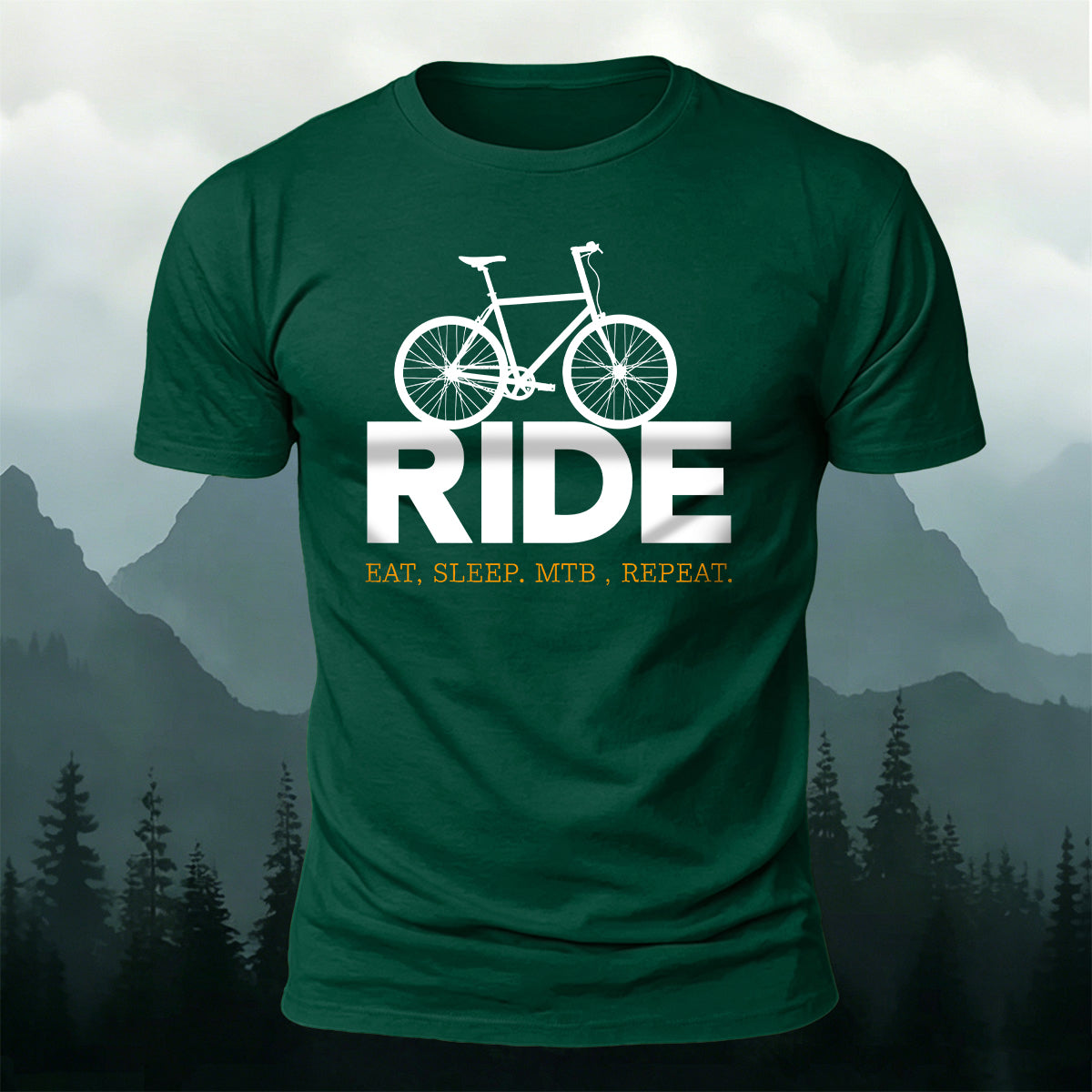 Outdoor Cycling Letter Print  Casual Cotton T-Shirt
