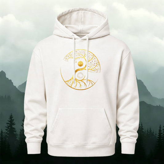 Cotton Blend Creative Artistic Tree Comfortable Hoodie