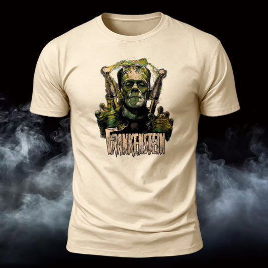 DTG Frankenstein Printed Short Sleeve T-Shirt