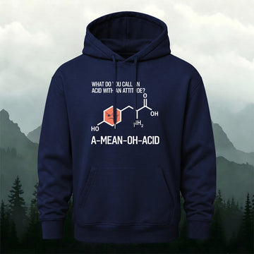 Cotton Blend Funny Amino Acid Chemistry Joke Hoodie
