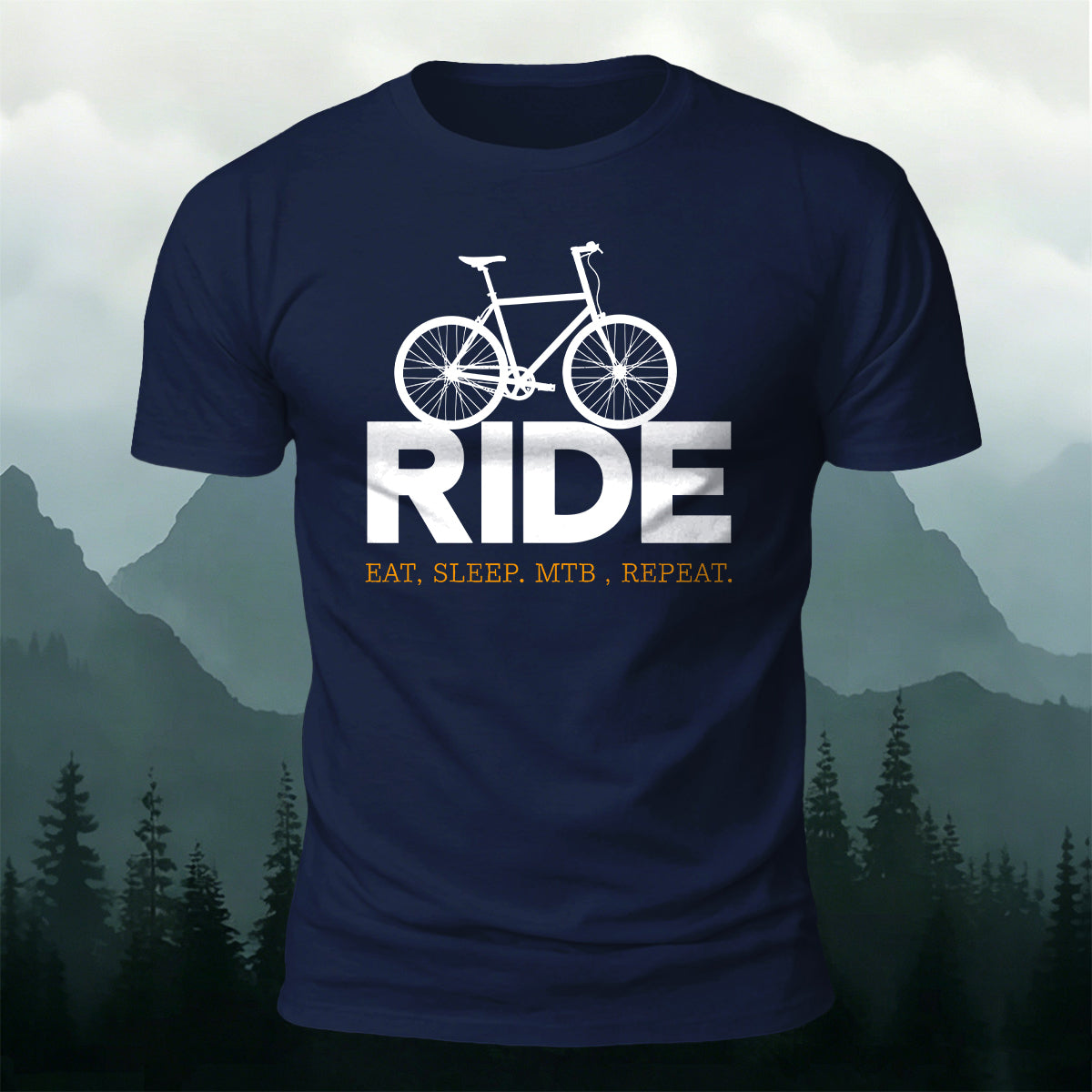 Outdoor Cycling Letter Print  Casual Cotton T-Shirt
