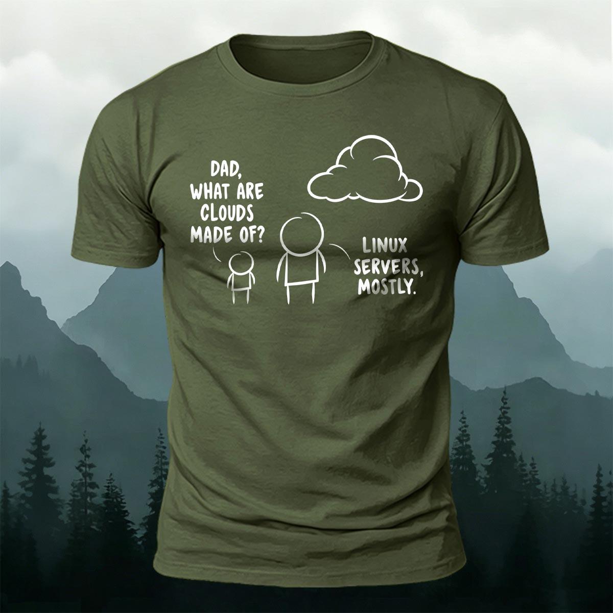 Funny Dialogue Casual Soft Skin-Friendly T-Shirt