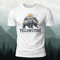 Brown Bear Print Casual Soft-Touch Cotton T-Shirt