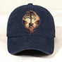 Ancient Forest Tree Guitar Printed Vintage Cap