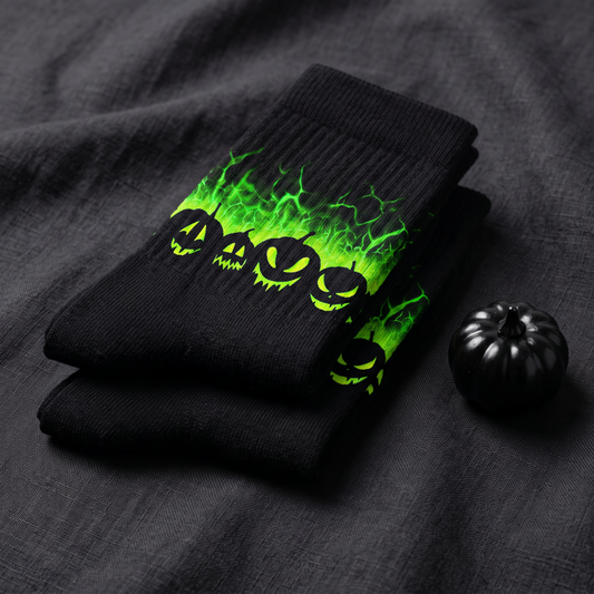 Cotton Glow Pumpkin Mid Socks