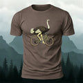 Ostrich Riding Fun Leisure 100% Cotton T-Shirt