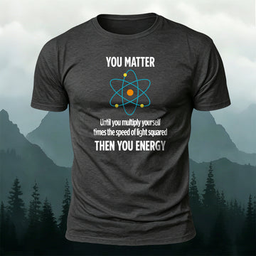 Cotton Physics Atom Graphic Breathable Casual Tee