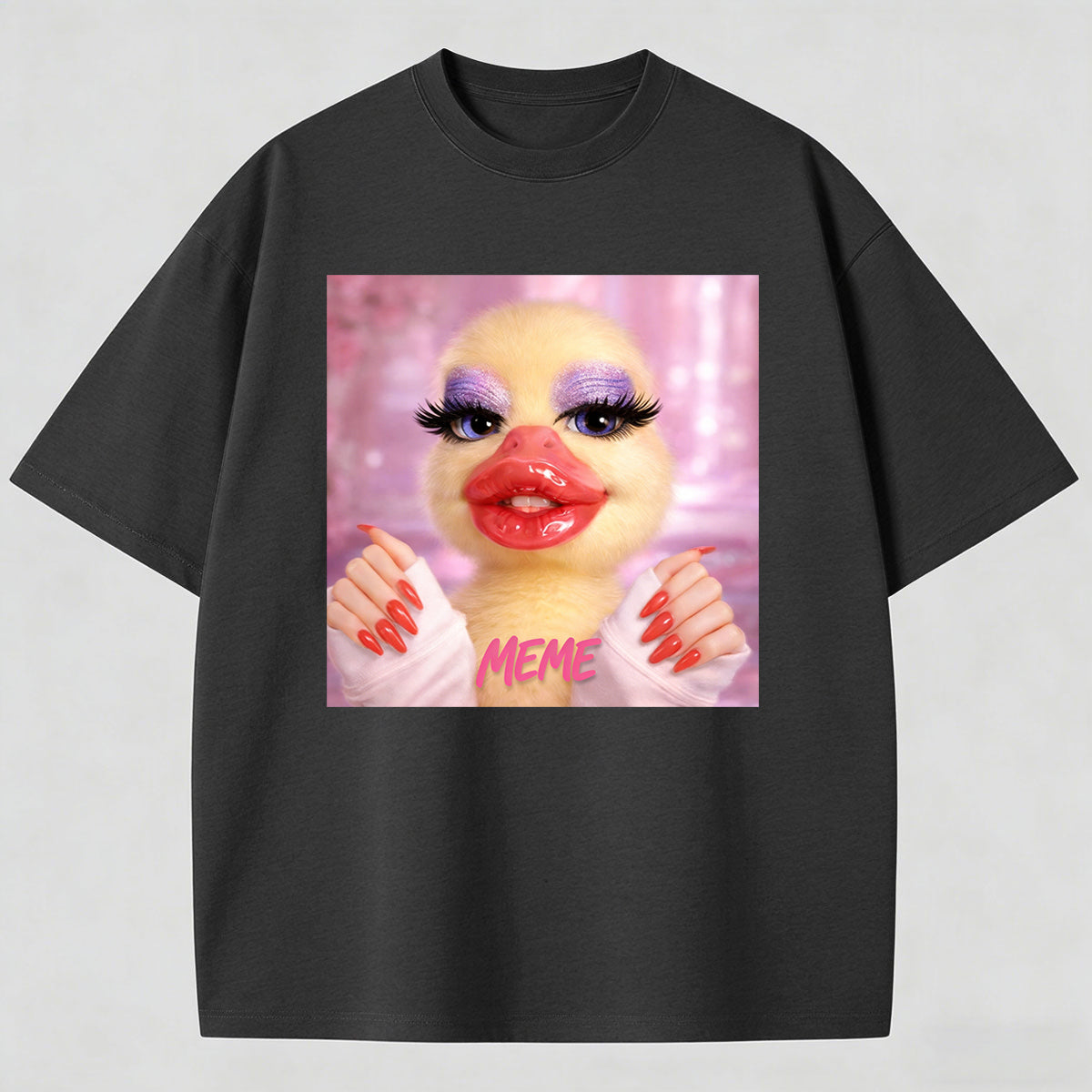 Meme I'am Very Beautiful Cotton Printed T-Shirt