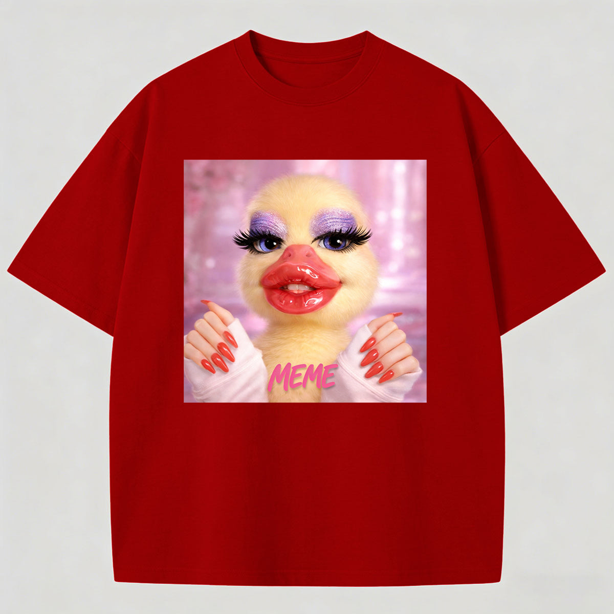 Meme I'am Very Beautiful Cotton Printed T-Shirt