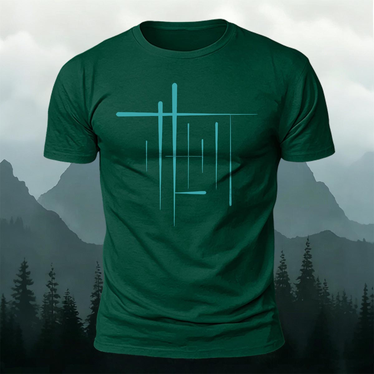 Simple Graphic Classic Premium Cotton Casual T-Shirt