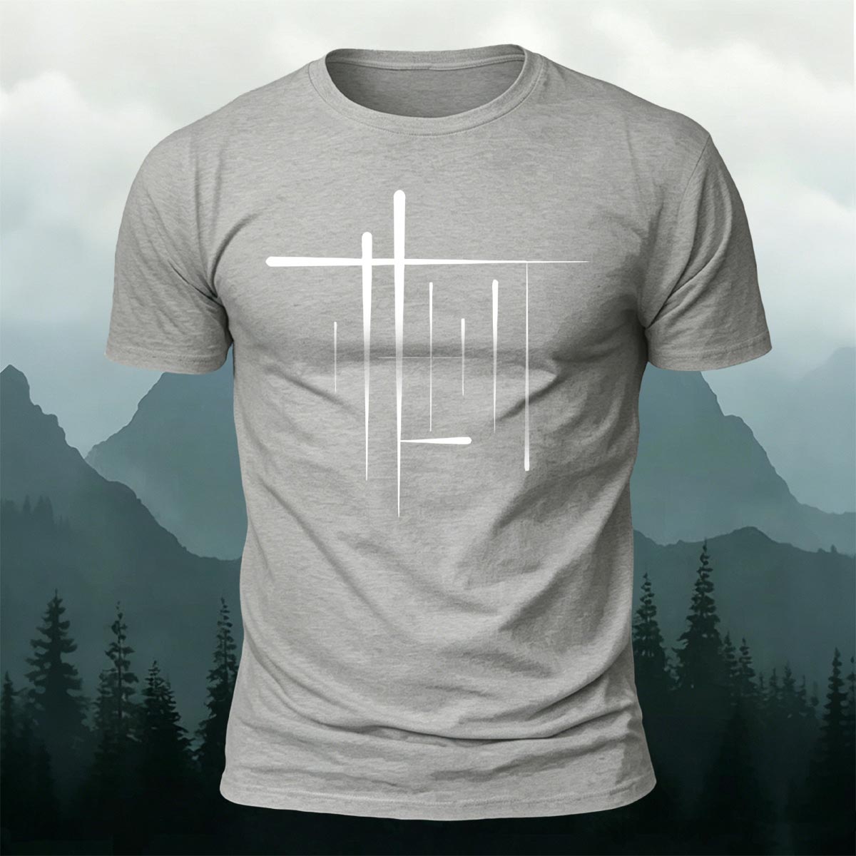 Simple Graphic Classic Premium Cotton Casual T-Shirt