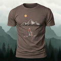 Snow Mountain Adventure Friends Casual Outdoor Cotton Tee