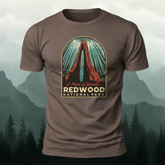 Combed Cotton Mangrove Print Casual T-Shirt