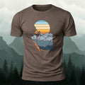 Outdoor Hiking Enthusiasts Adventure Print Cotton Tee