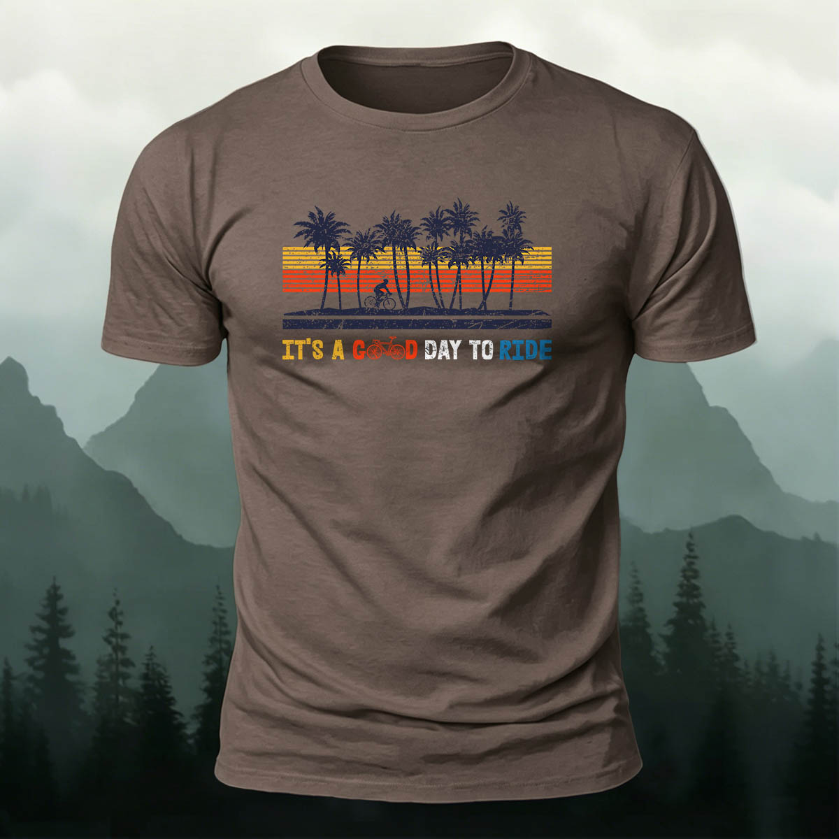 Combed Cotton Outdoor Cycling Printed T-Shirt