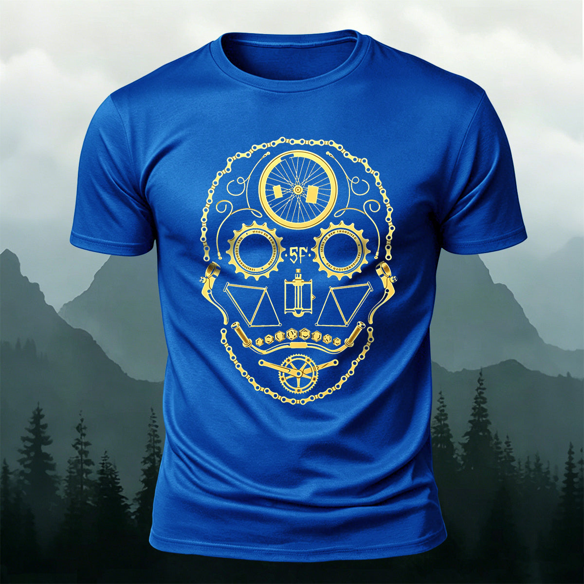 Fun Cycling Accessories Casual Skin-Friendly T-Shirt
