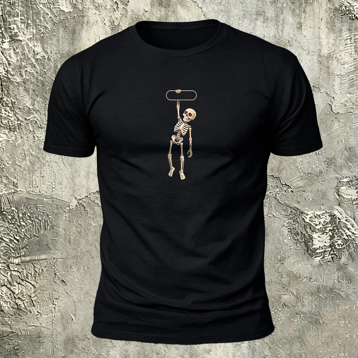 Fun Skull Minimalist Casual Premium Cotton T-Shirt