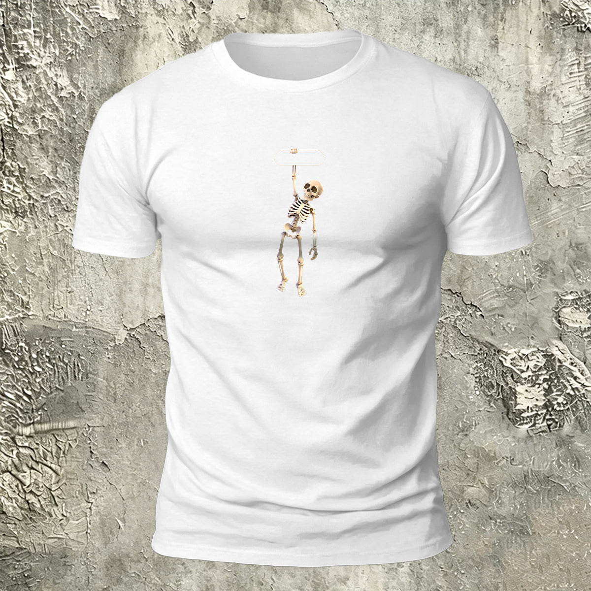 Fun Skull Minimalist Casual Premium Cotton T-Shirt