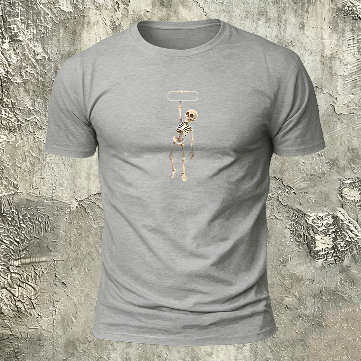 Fun Skull Minimalist Casual Premium Cotton T-Shirt