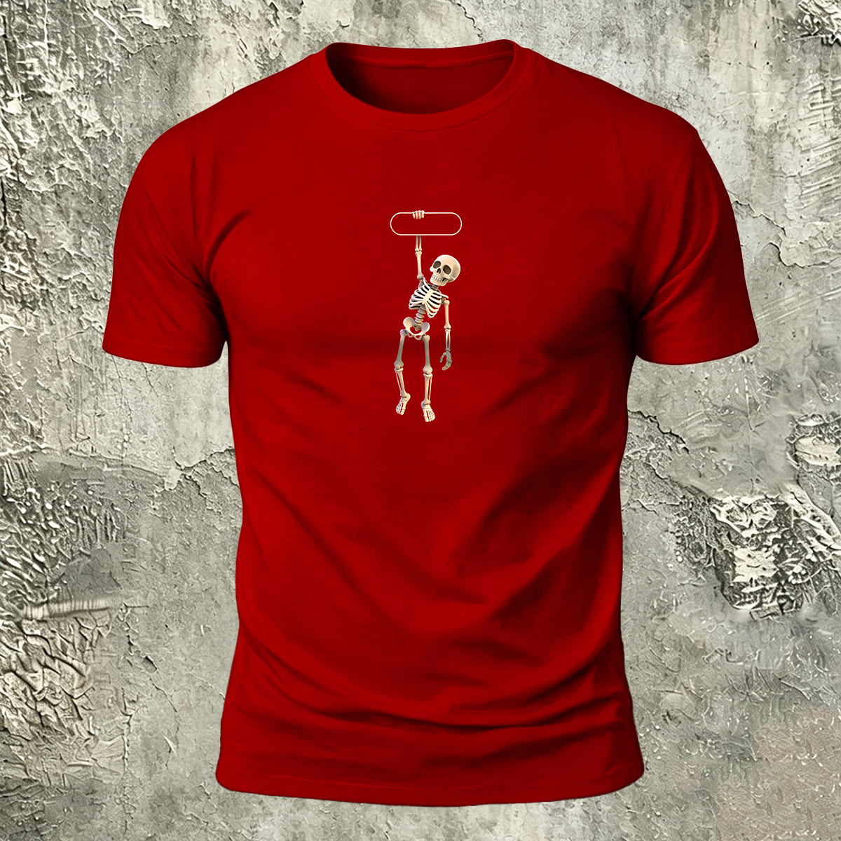 Fun Skull Minimalist Casual Premium Cotton T-Shirt