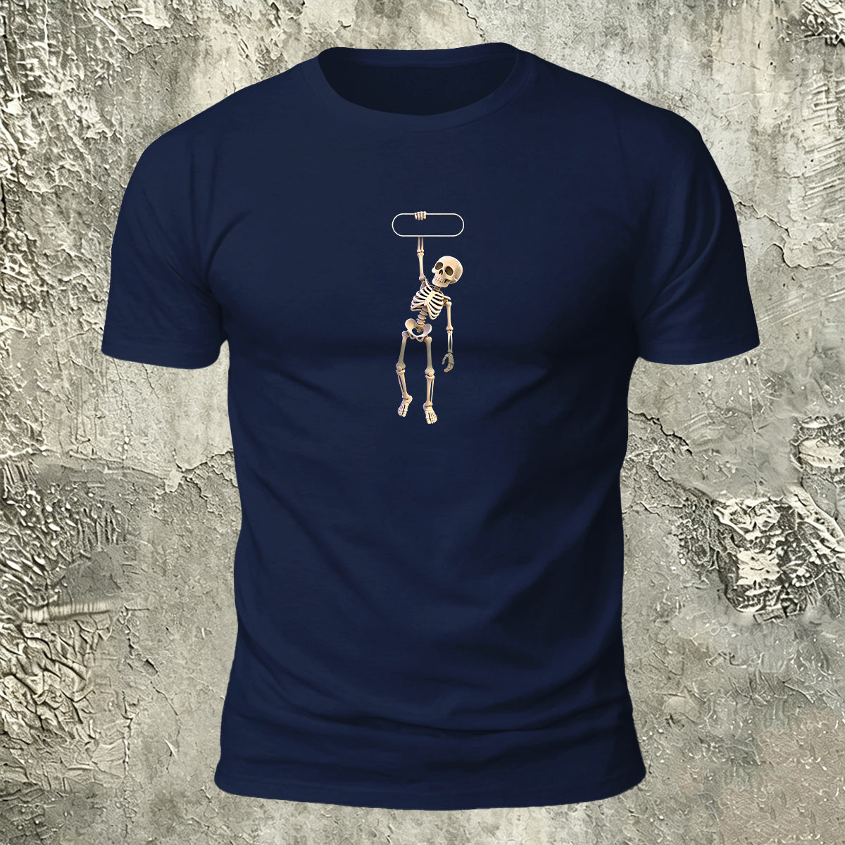 Fun Skull Minimalist Casual Premium Cotton T-Shirt