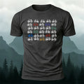 100% Cotton Mountain Bike Graphic Breathable Casual Tee