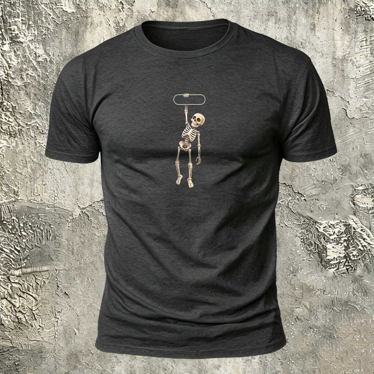 Fun Skull Minimalist Casual Premium Cotton T-Shirt