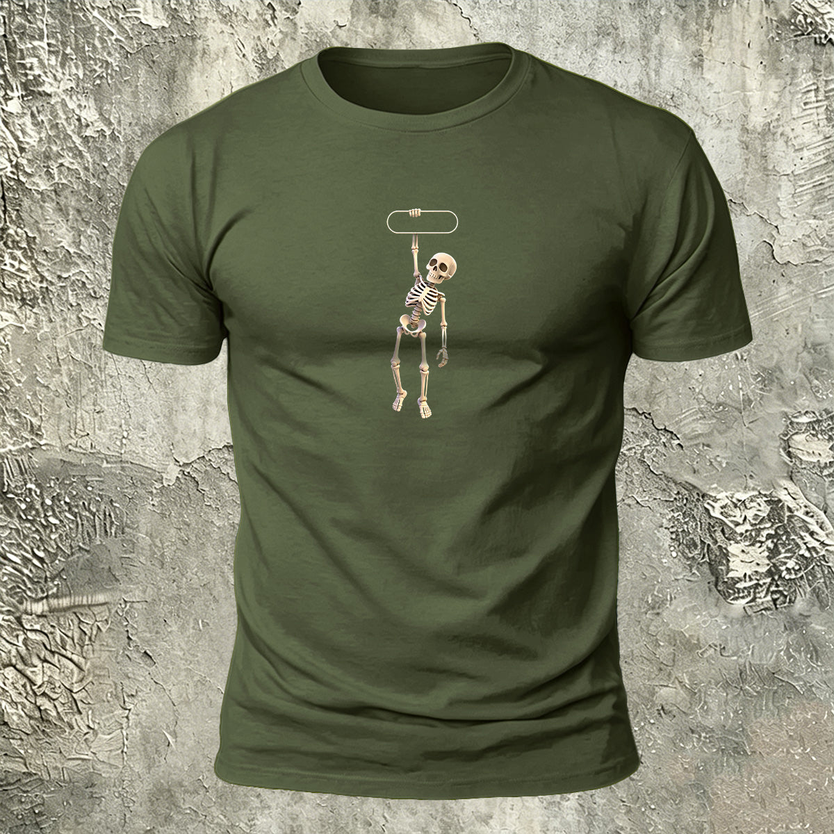 Fun Skull Minimalist Casual Premium Cotton T-Shirt