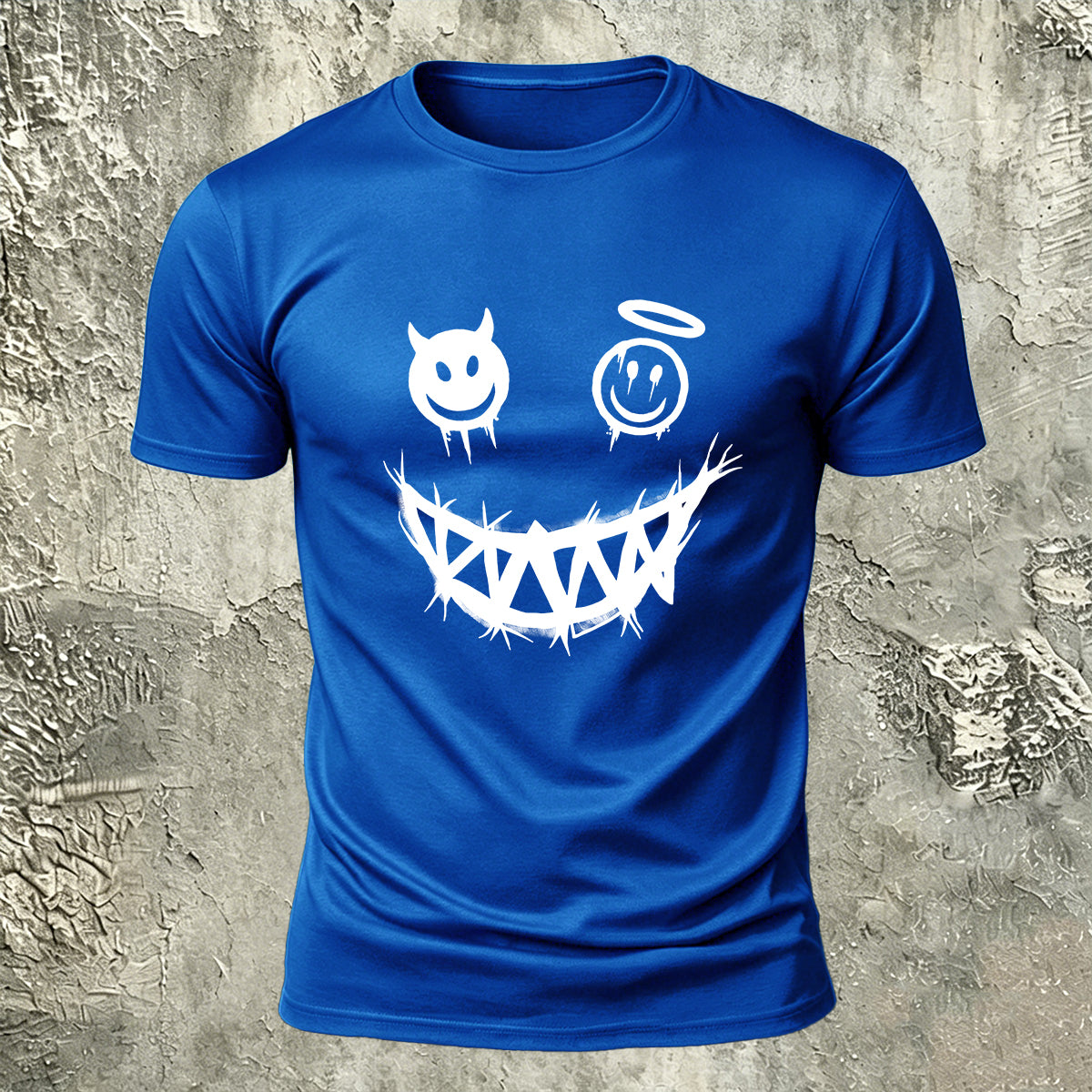 Quirky Expression Street Fashion Casual Breathable Tee