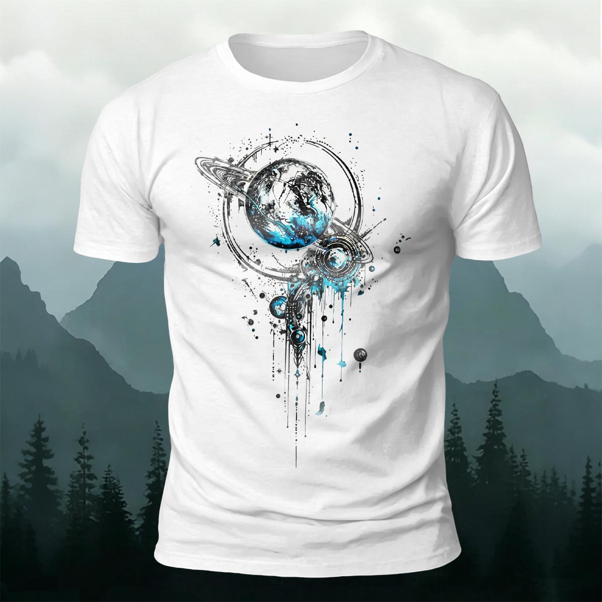 Tech Planet Fashion Print Casual Cotton T-Shirt