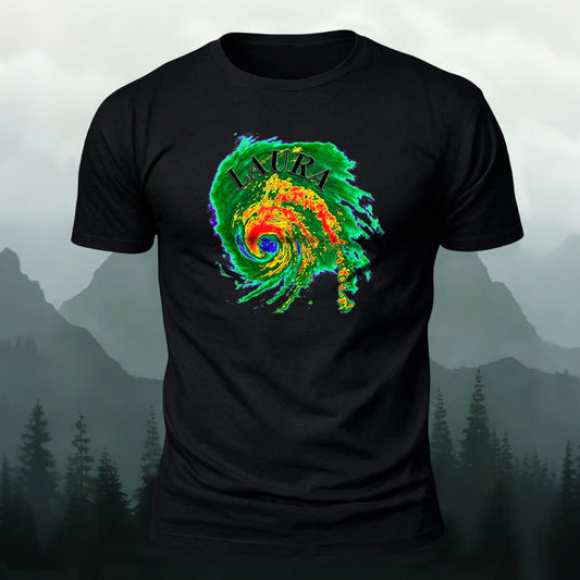 Combed Cotton Weather Radar Laura Casual T-Shirt