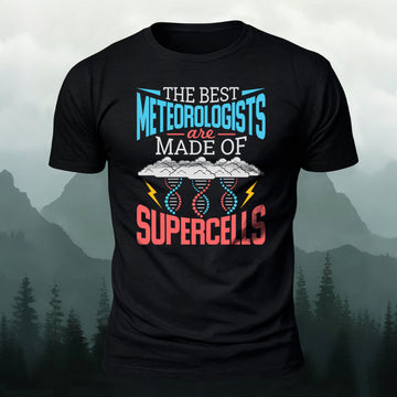 Combed Cotton Meteorologist DNA Science Casual T-Shirt